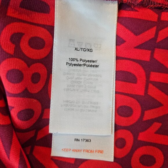 DKNY Women's Logo Sleepwear Top - Size XL - Picture 6 of 6